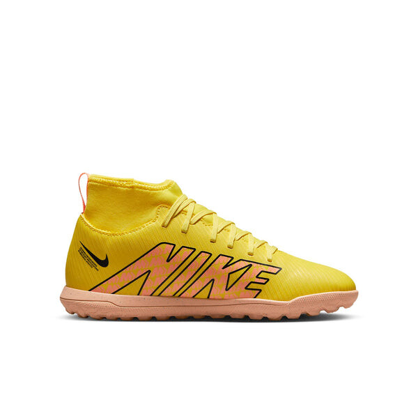 Кроссовки mercurial superfly 9 club tf turf Nike, желтый — фото 2