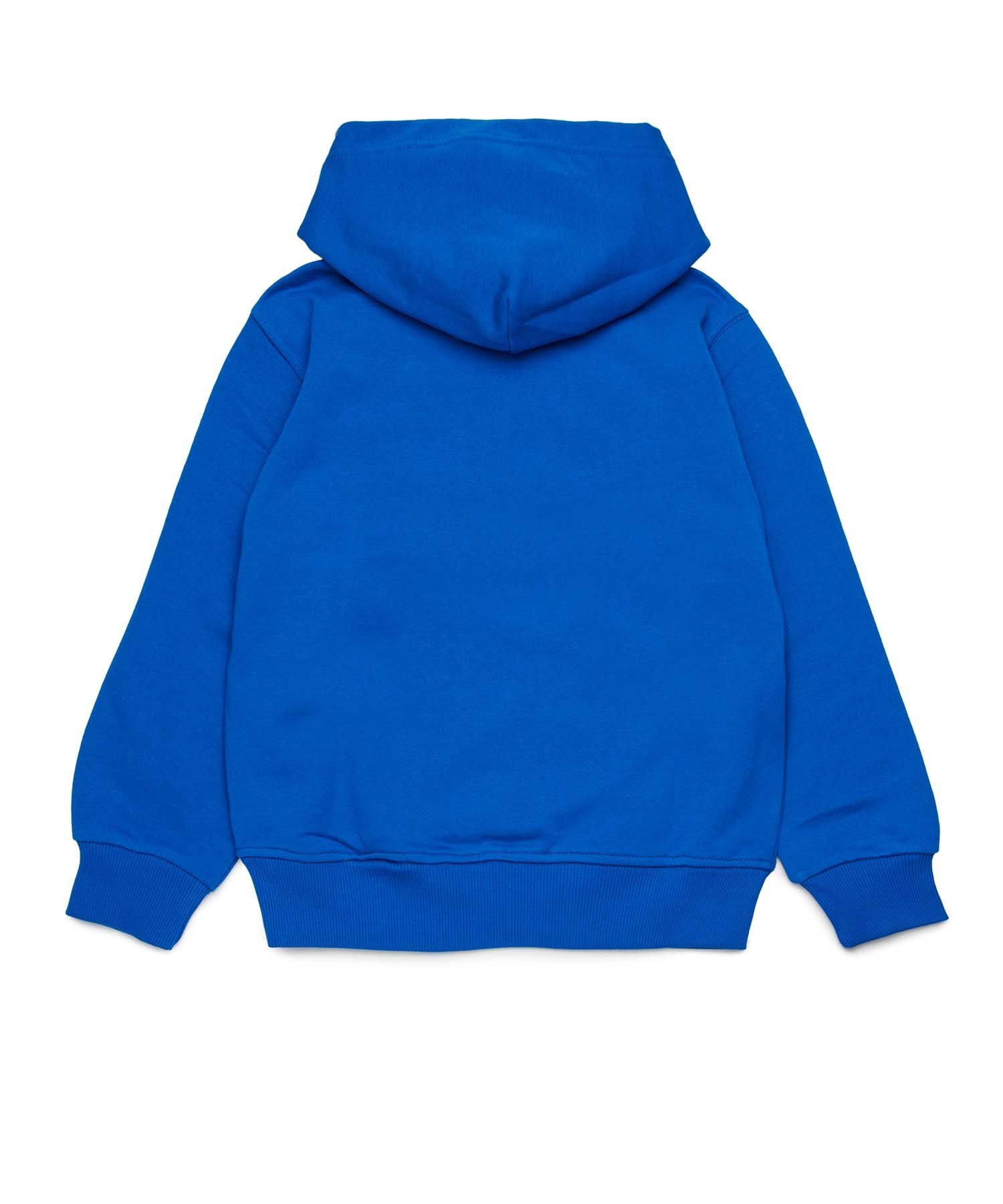 Детская и подростковая толстовка с логотипом бренда DIESEL, Blue — фото 2