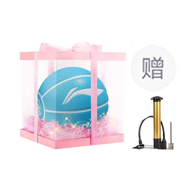 

LINING Баскетбольный мяч pu blue размер 7 тренировочный unisex china