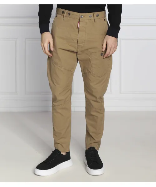 

Рабочие боевые брюки-карго Regular fit Dsquared2, бежевый