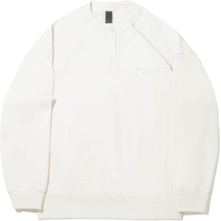 

Мужская толстовка Li Ning, цвет морозно-белый, с круглым вырезом, средней и стандартной длины