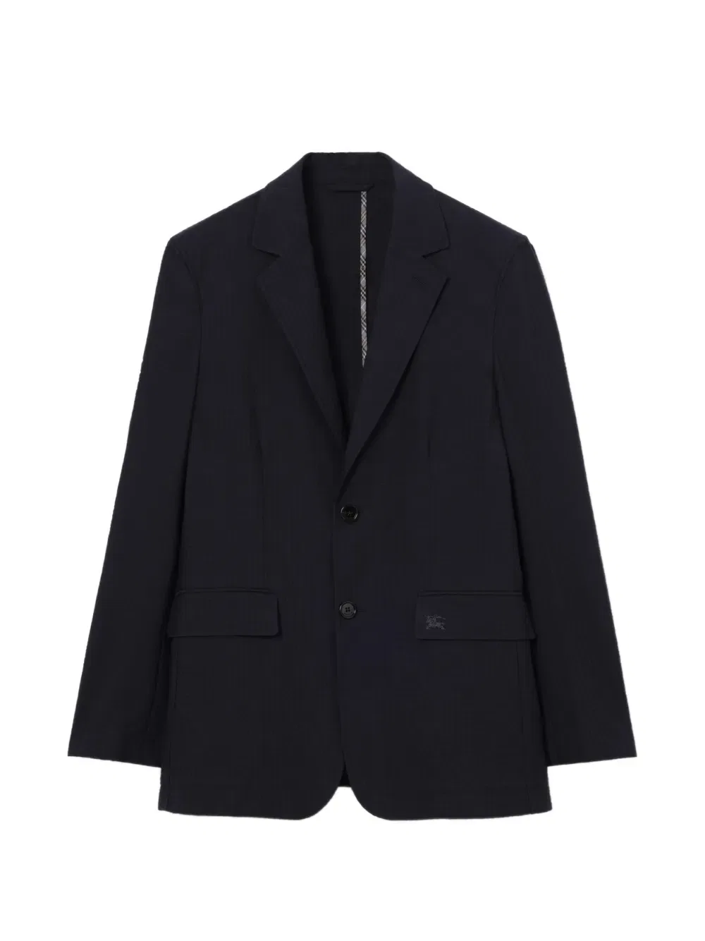 Пиджак Burberry из сирсакера, темно-синий