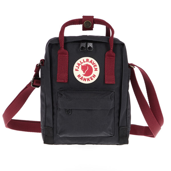 

Сумка Fjällräven, цвет Black-Ox Red