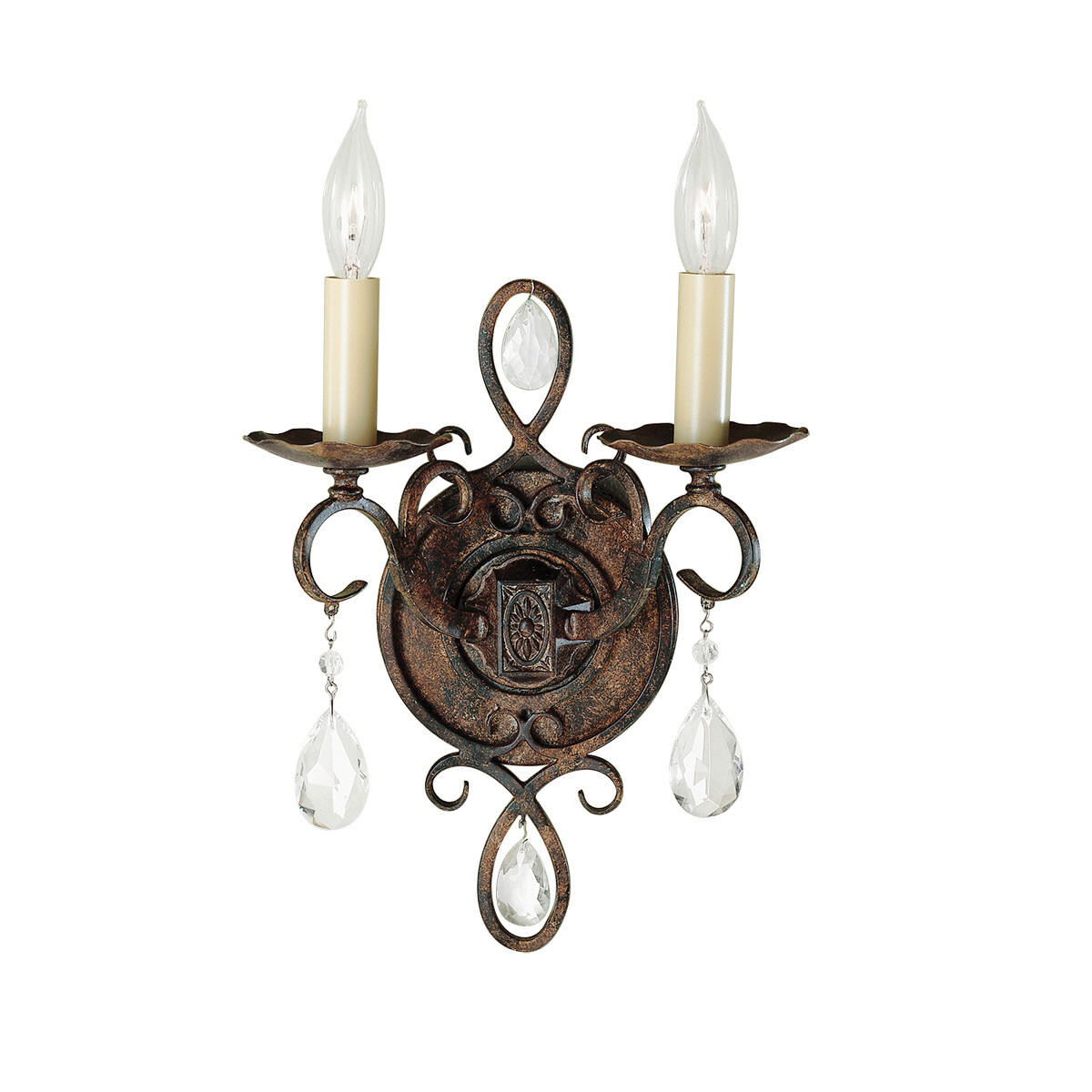 

Настенная лампа Elstead Lighting, 22,9x22,9x29,8 см, цвет Bronzefarben