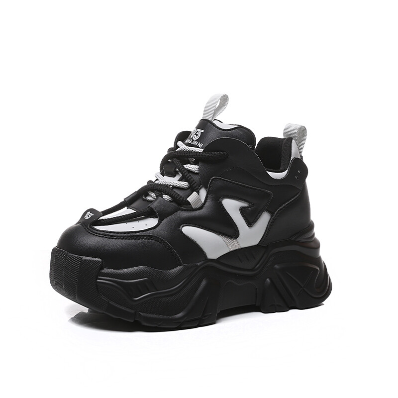 

Кроссовки NRDROFFICIAL Chunky Sneakers Women's Low-Top, Черный, Кроссовки NRDROFFICIAL Chunky Sneakers Women's Low-Top