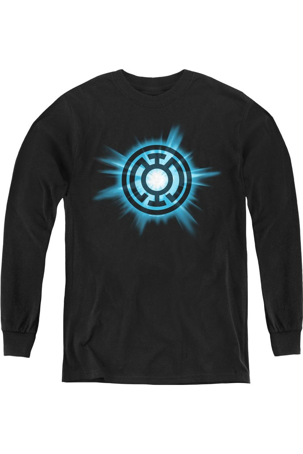 

Футболка Green Lantern с длинным рукавом и синим свечением Gildan