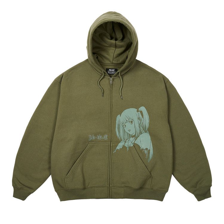 

Толстовка Palace Misa Zip Hood, The Deep Green