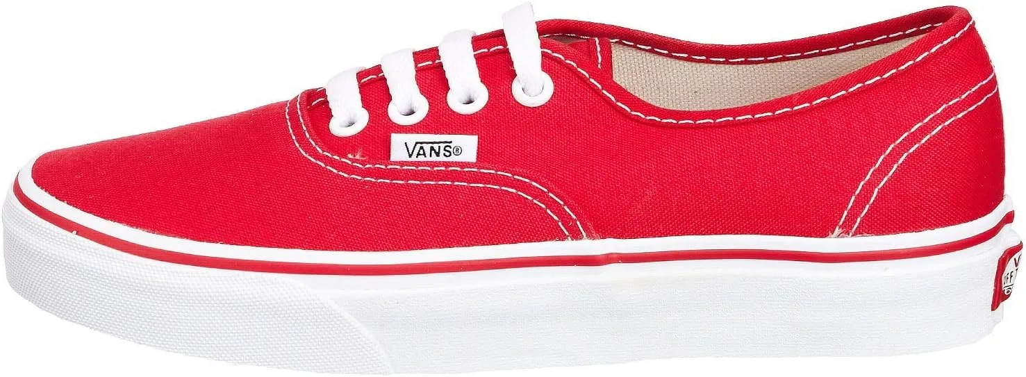Кроссовки Vans U Authentic Washed, Black VVOE4JT, унисекс, для взрослых, красный — фото 2