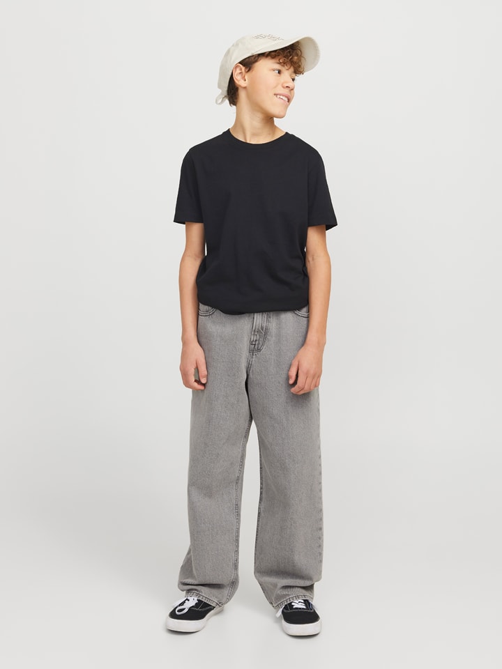 JACK & JONES Junior Джинсы "Алекс" серого цвета — фото 3