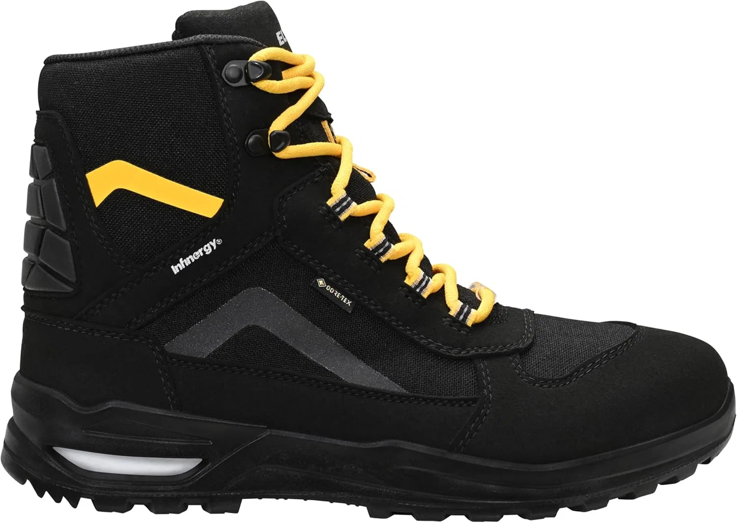 Защитные ботинки ELTEN Timothy GTX Black Mid ESD O2, водонепроницаемая обувь для отдыха для мужчин и женщин, легкие, спортивные — фото 2
