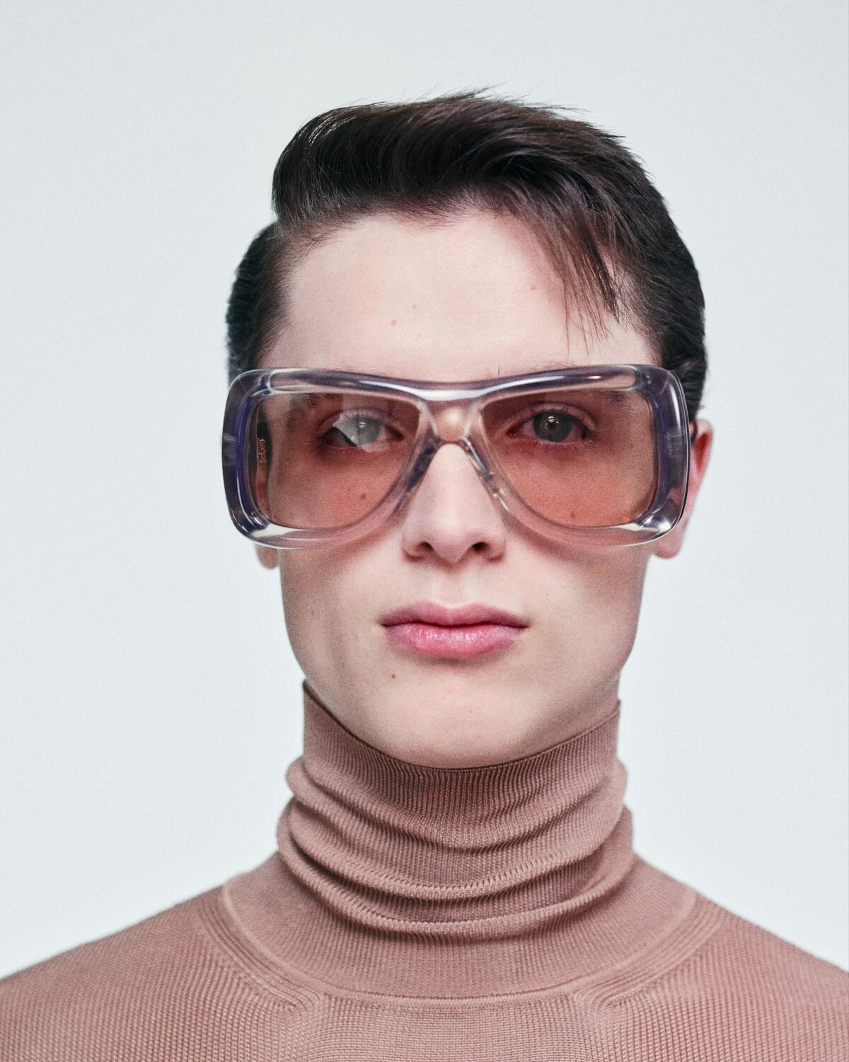 Солнцезащитные очки SL 902 HOWL SAINT LAURENT, бежевый — фото 2