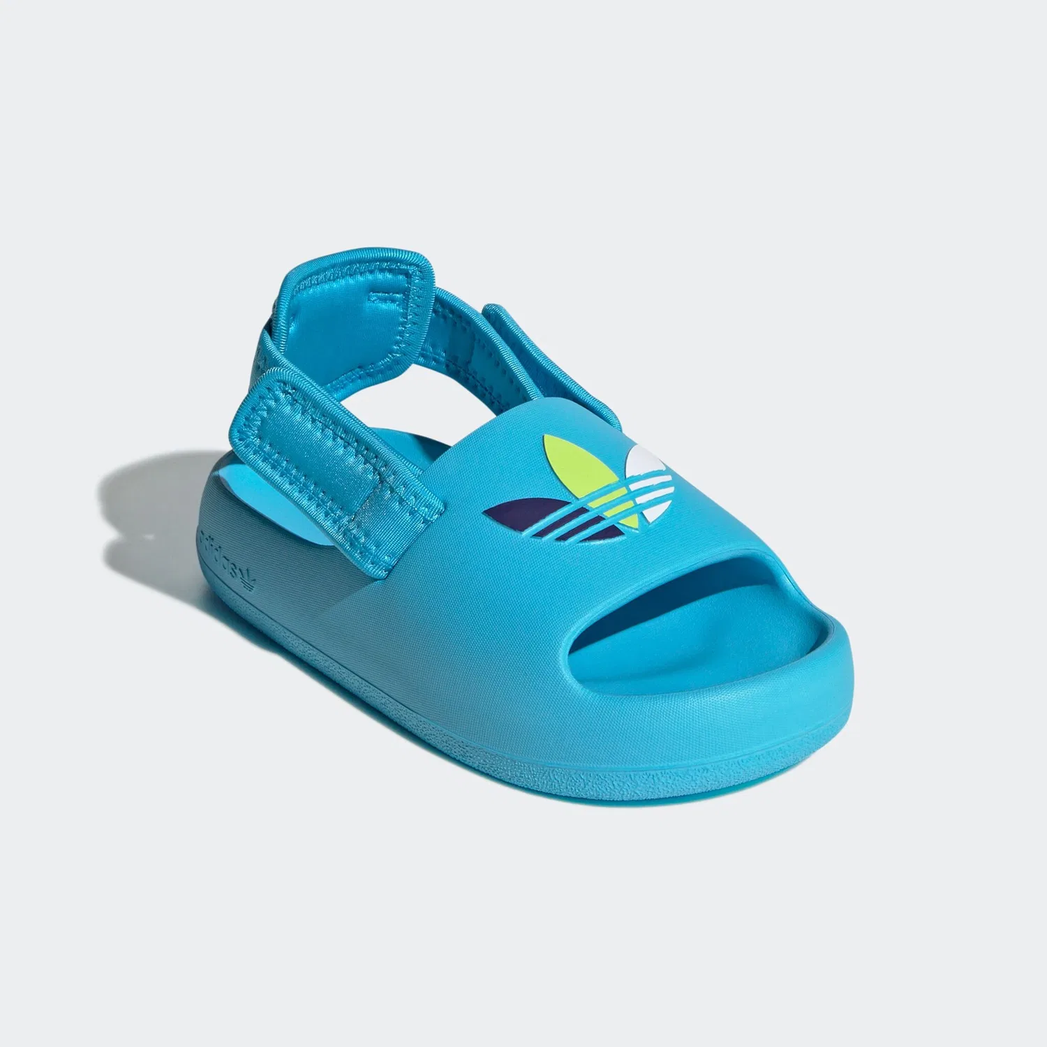 Детские сандалии с пеной EVA Adidas Originals, Sky Rush/Cloud White/Solar Yellow