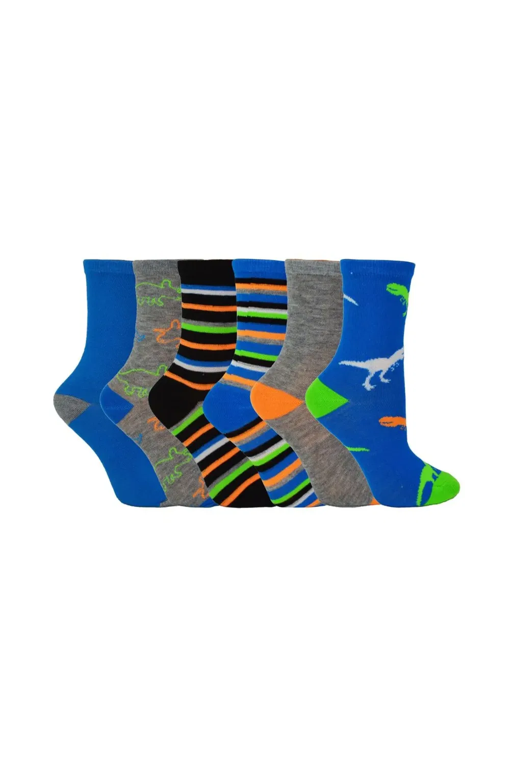 Комплект из 6 пар носков с принтом Sock Snob, Multi
