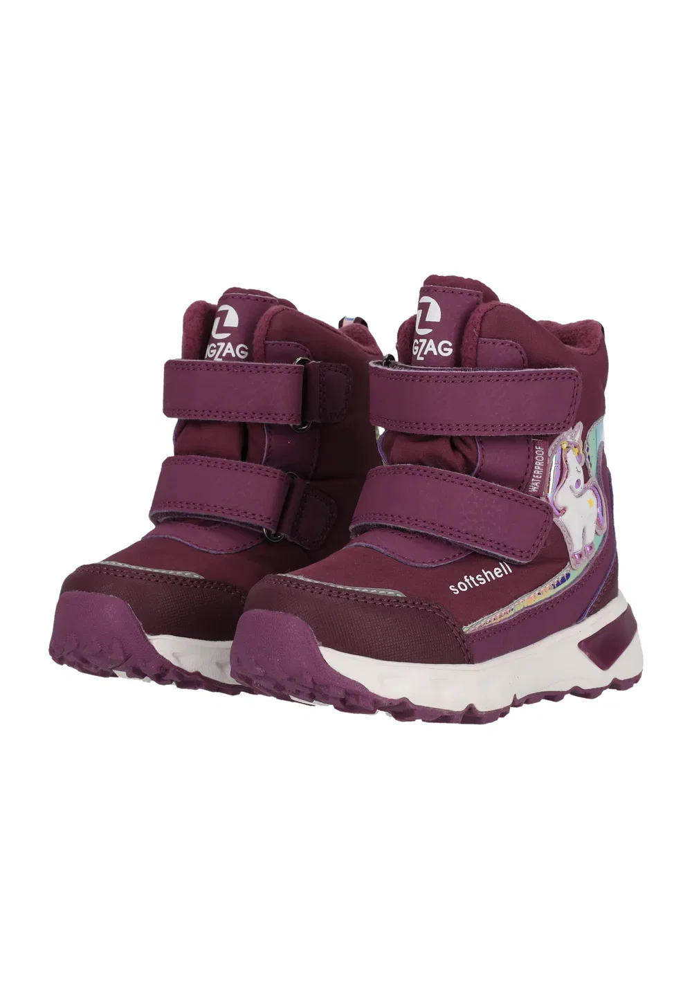 Детские туфли Stiefel унисекс Zigzag, Purple Pennant — фото 2