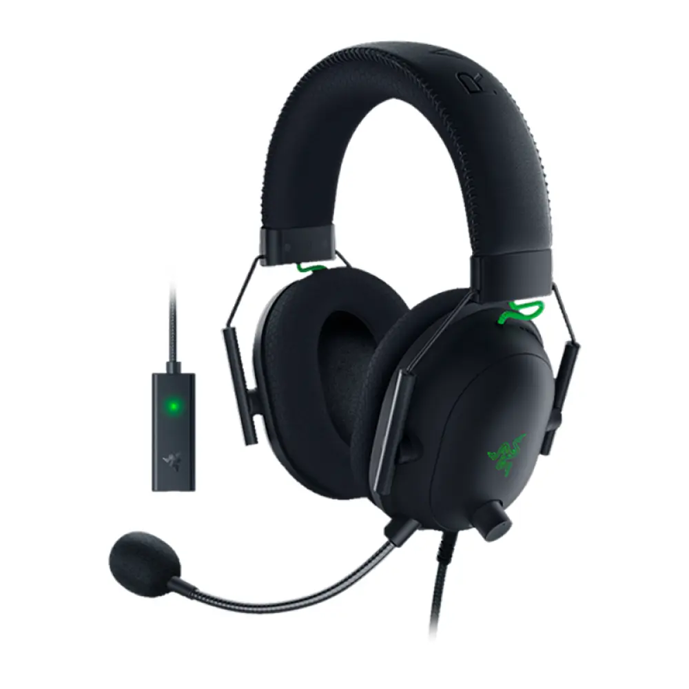

Гарнитура игровая Razer Whirlwind Shark V2 с микрофоном, черный