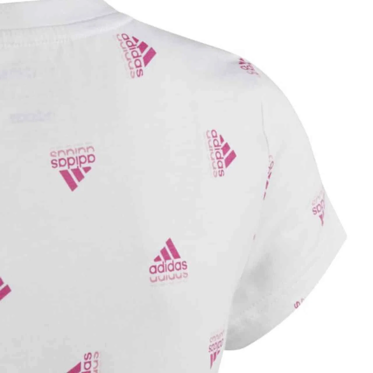 Детская футболка с принтом Brand Love Print Adidas, Weiß — фото 4