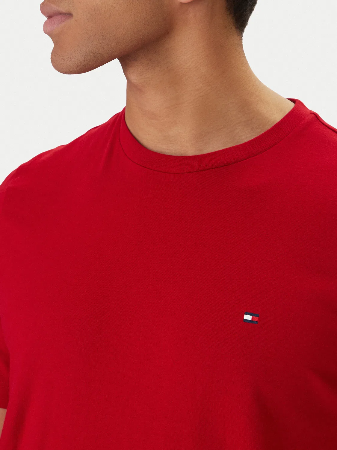 Мужская футболка стандартного кроя Ess Seasonal Tommy Hilfiger, красный — фото 4