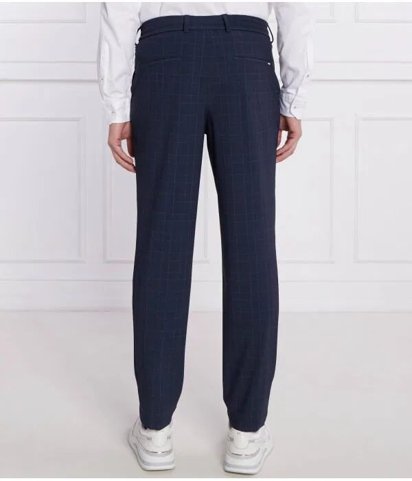 Мужские классические брюки Regular Fit BOSS, Blu Marino — фото 4