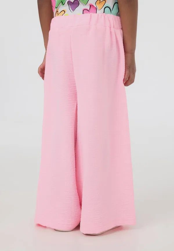 Брюки с заниженной талией Trousers Terranova, Rosa Fluo, розовый — фото 3