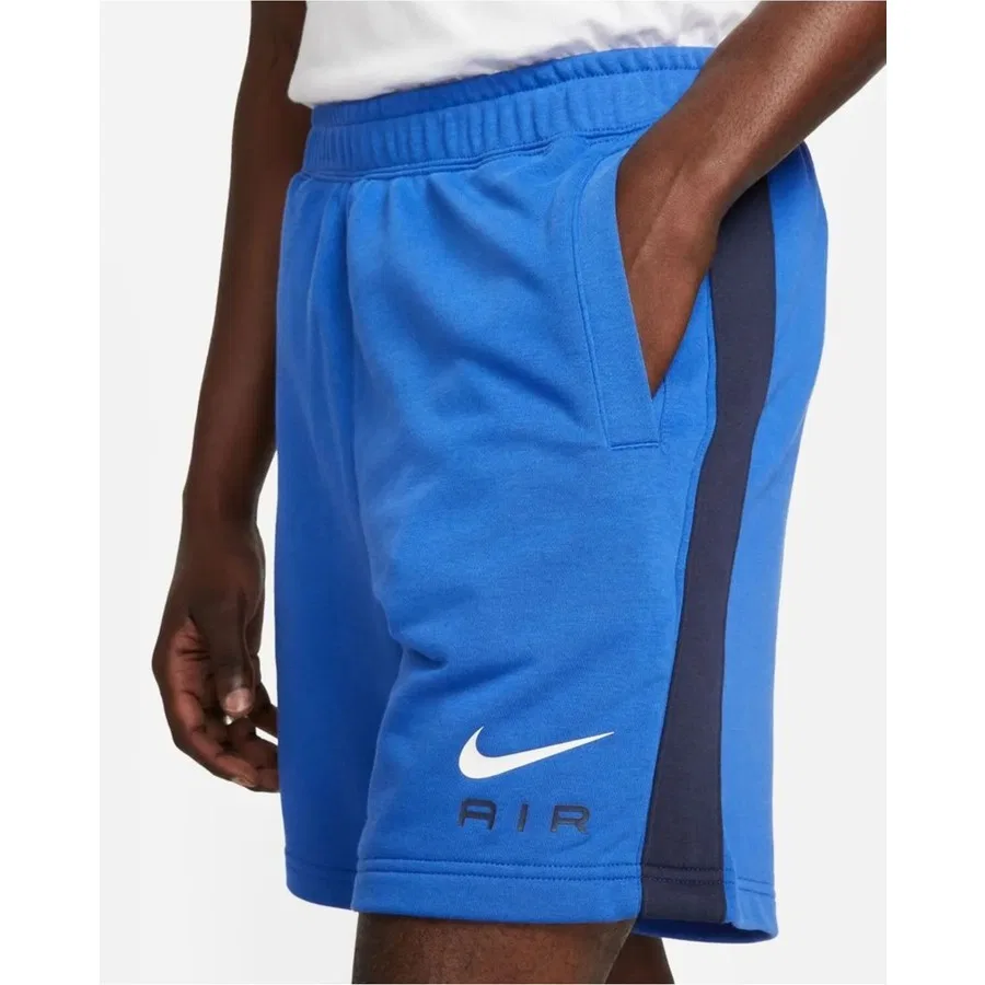 Шорты спортивные с эластичным поясом Nike Sportswear Swoosh Air French Terry, Синий — фото 3