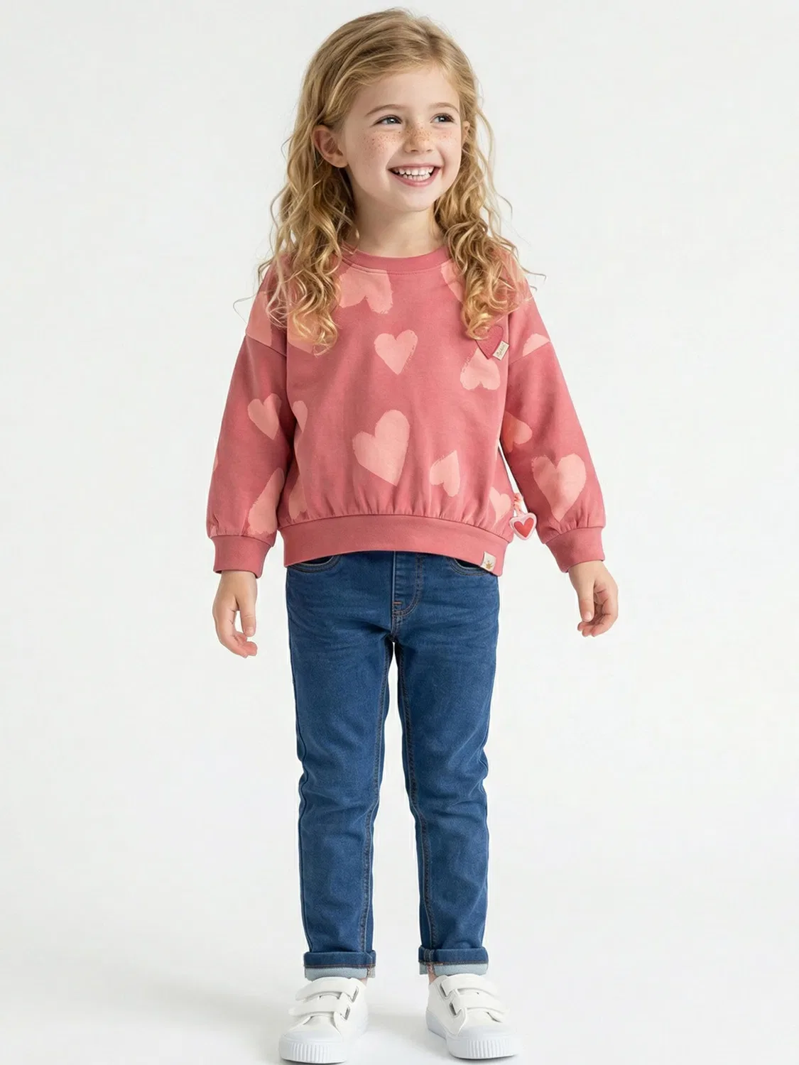 Рубашка Sigikid Langarmshirt Pink Birds розового цвета — фото 2