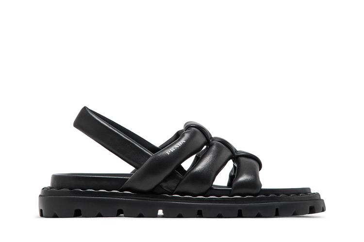Кроссовки Prada Wmns Nappa Sandal 'Black', черный