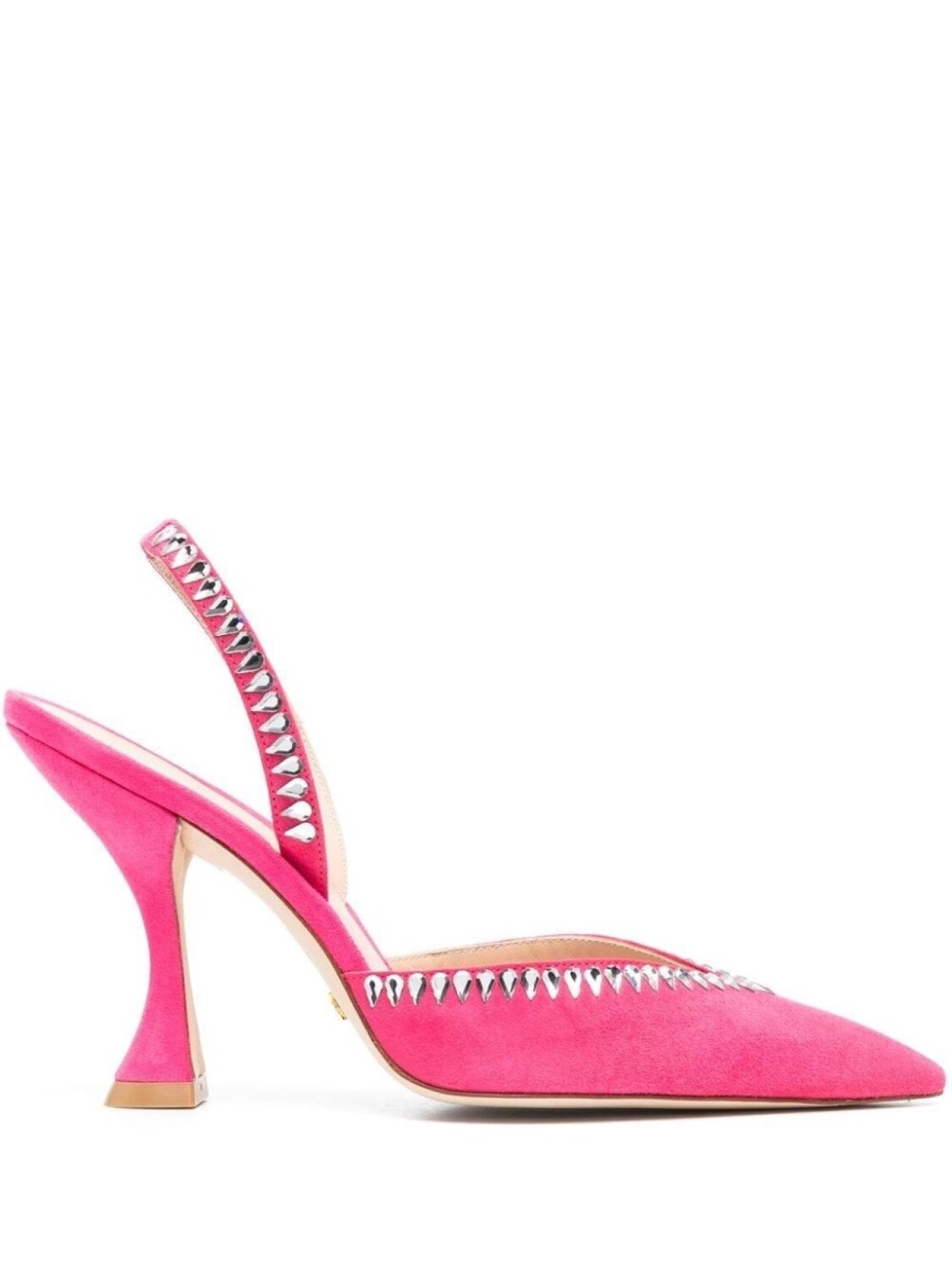 Stuart Weitzman туфли со стразами, розовый