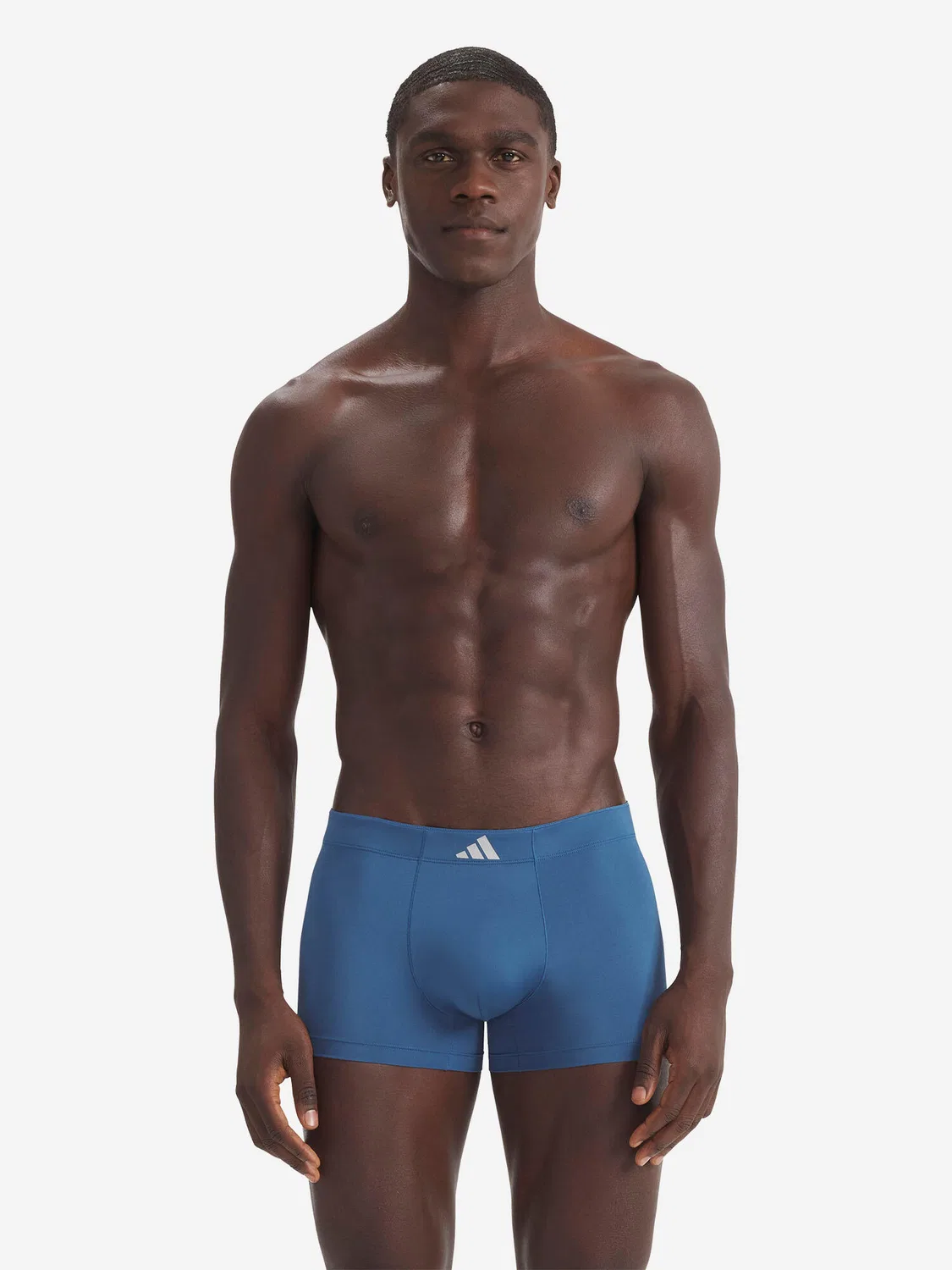 Мужские классические боксеры Active Micro Tech 3-Pack Adidas, Цвет: Schwarz / Blaugrau / Berlinerblau — фото 2