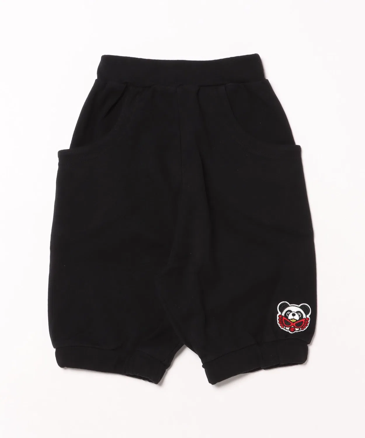 Детские джинсовые брюки свободного кроя с принтом Panda Mini HYSTERIC MINI, Black