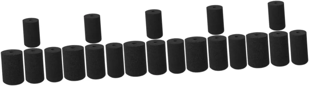 Цилиндрические губки для чашек, SHINEOFI, 20 шт, Black