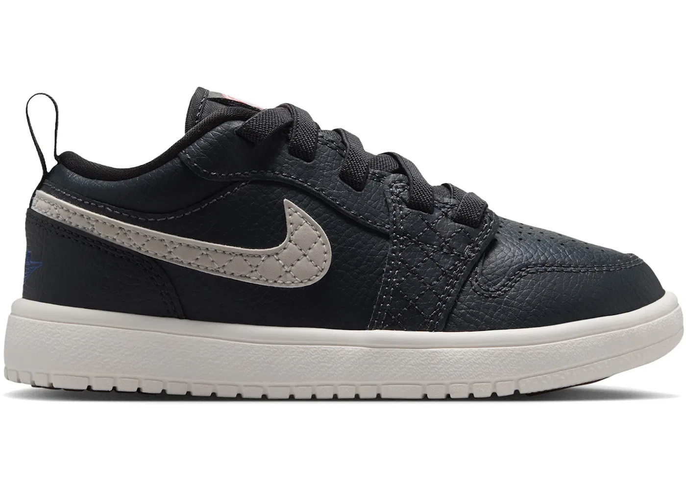 Детские кроссовки Lifestyle Jordan 1 Low ALT SE Jordan, Off Noir/University Red/Game Royal/Sail