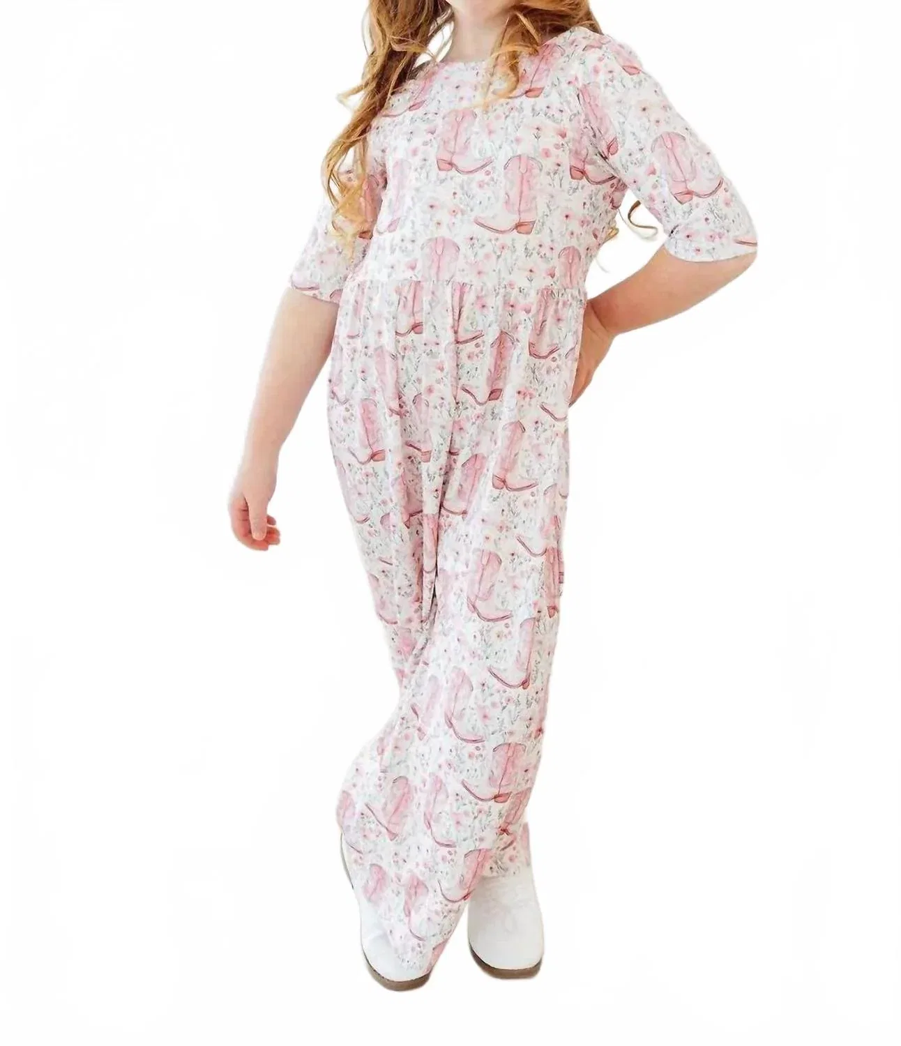 Детский комбинезон с широкими брюками Country Print Mila & Rose, Country Print