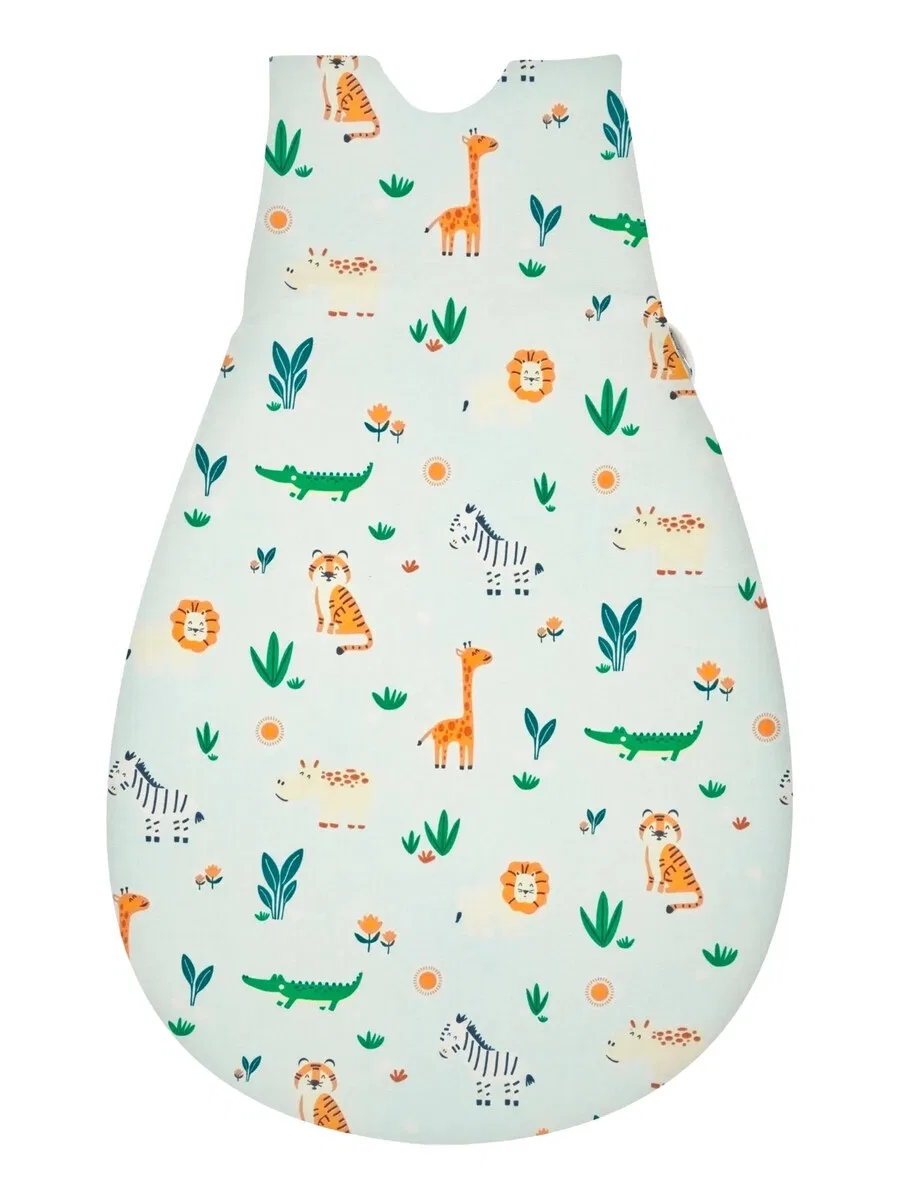 Спальный мешок ALVI Schlafsack Baby-Maxchen Außensack Baumwolle цвета морской волны — фото 2