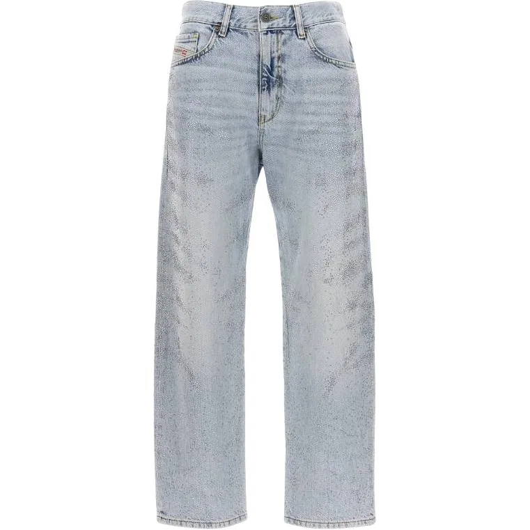 Джинсы с воздушной отделкой, DIESEL, Blue