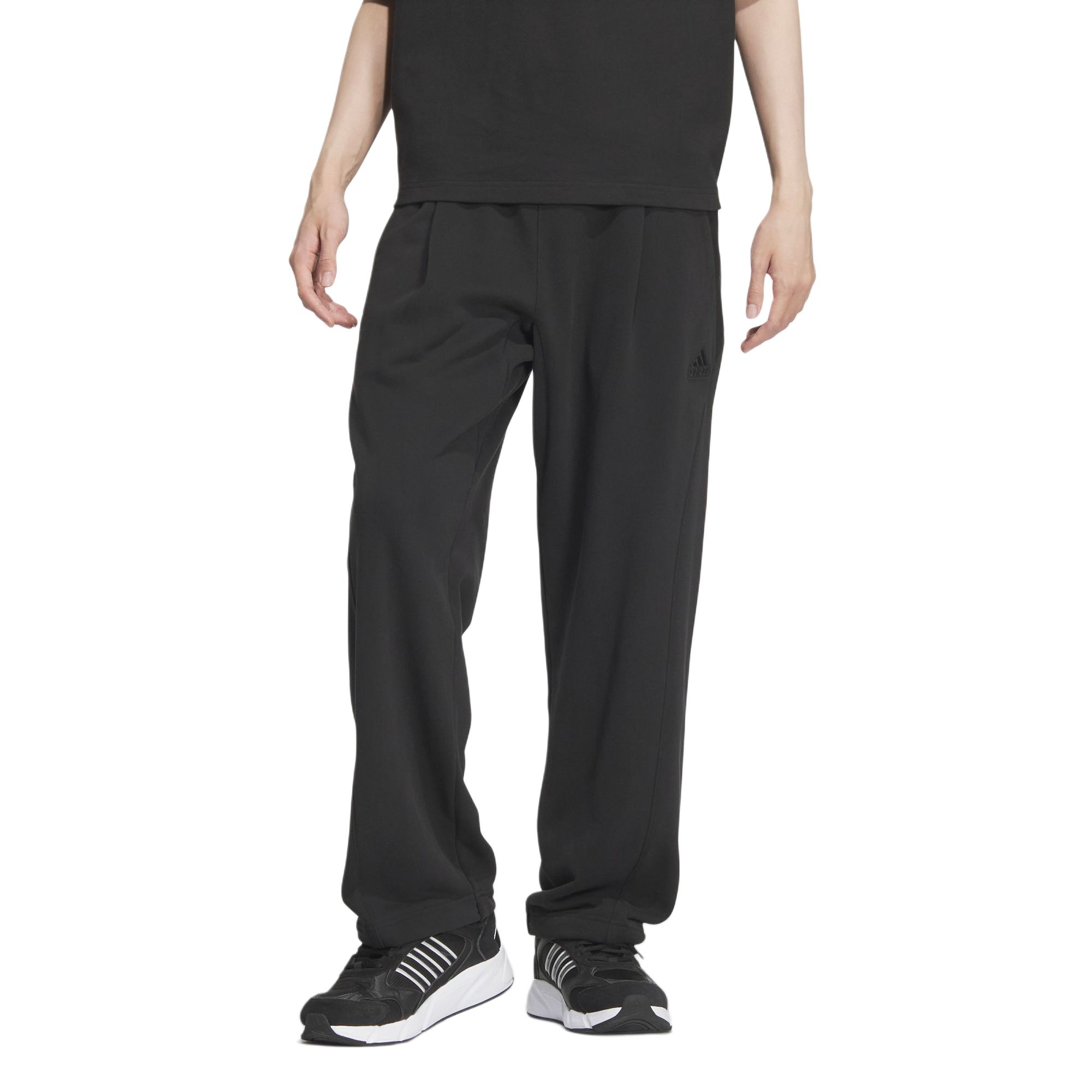 Adidas Теплые вязаные джоггеры Casual Pants Men's Black — фото 4