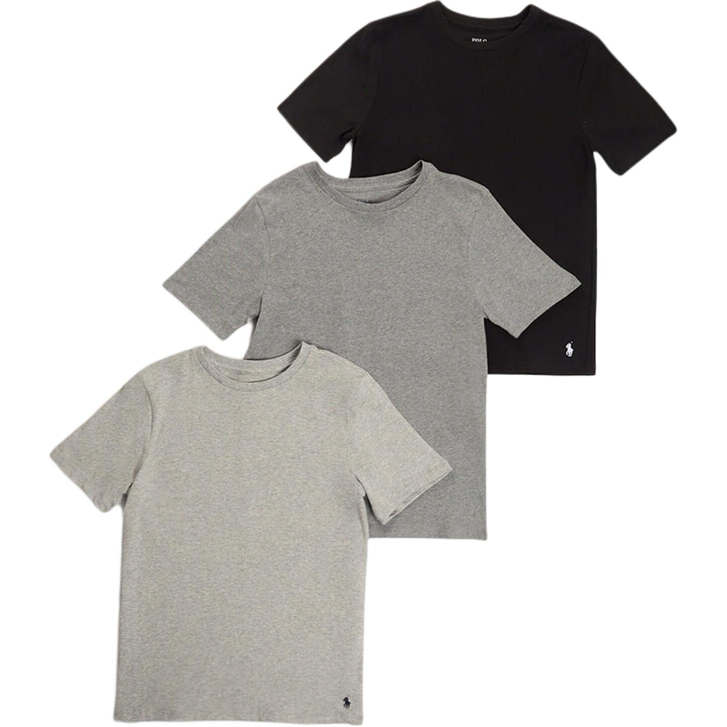 Футболка ss25 набор из 3 шт kids' Polo Ralph Lauren, светло-серый — фото 3