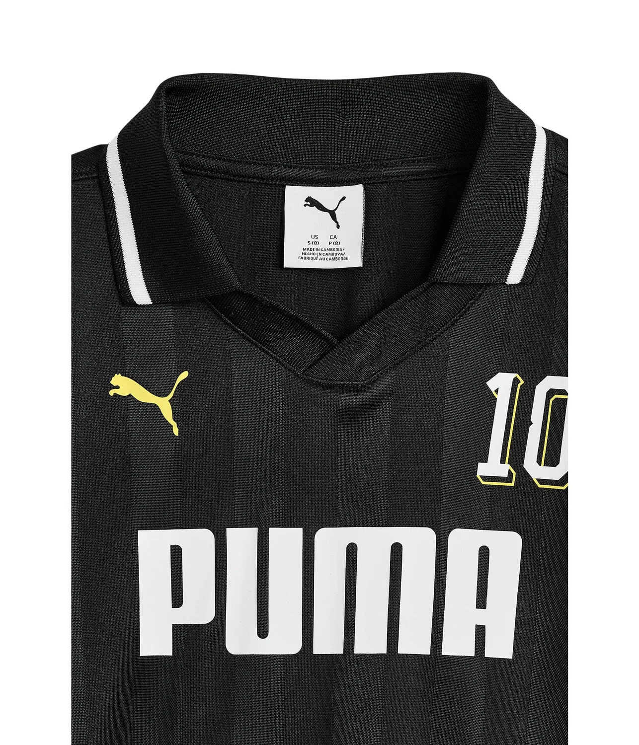 Поло Showtime Pique Polo - Soccer 2026 (для больших детей) Puma Kids, Black — фото 3