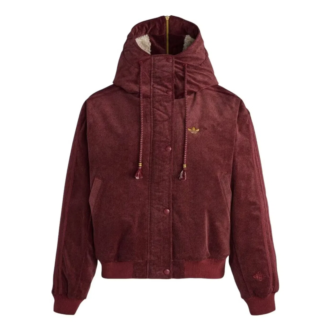 Куртка утепленная LNY Jacket Adidas, бордовый
