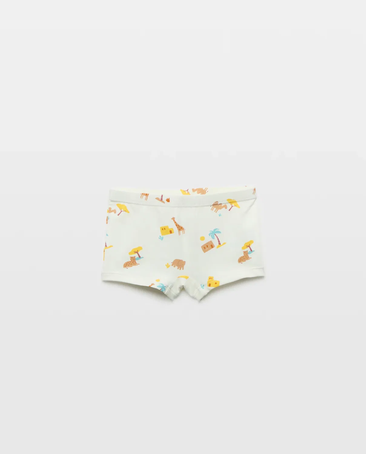 Детские плавки с принтом Bóxer bebo patch desierto Baby El Corte Inglés, Blanco