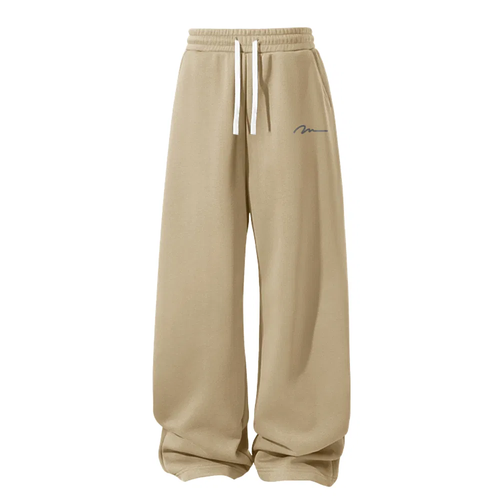 Детские повседневные брюки прямого кроя Heavyweight Polyester-Cotton MINISO, Khaki