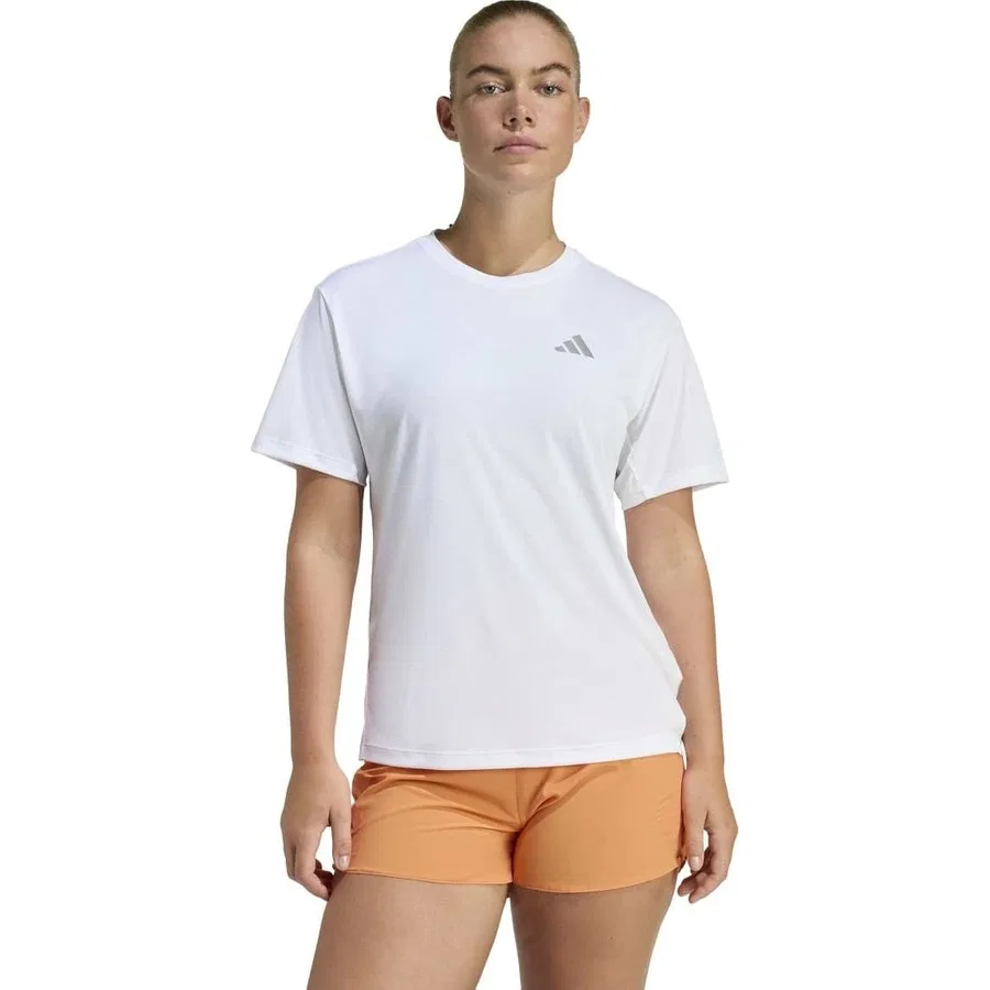 Футболка спортивная с принтом Running Essentials adidas, Белый