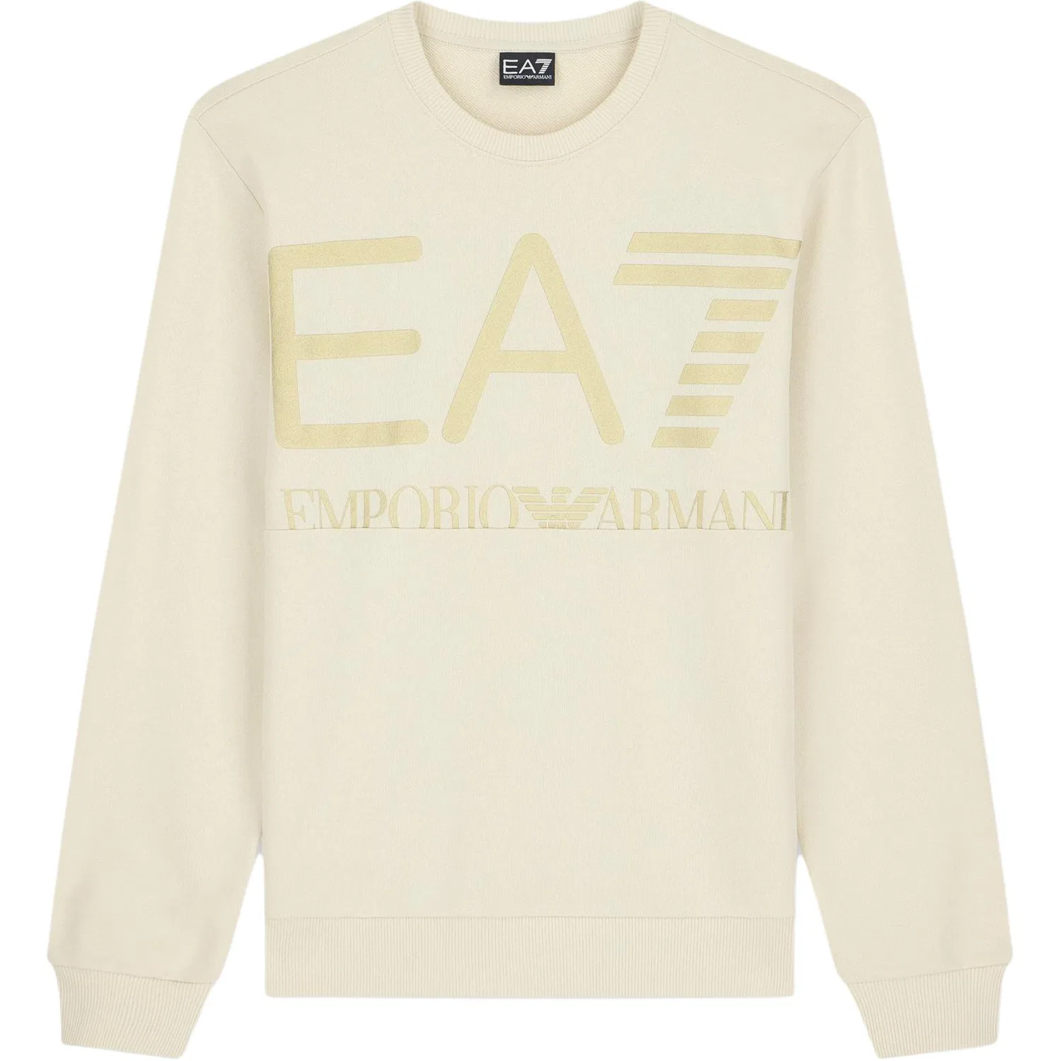 Мужской свитшот с круглым вырезом Emporio Armani, Beige