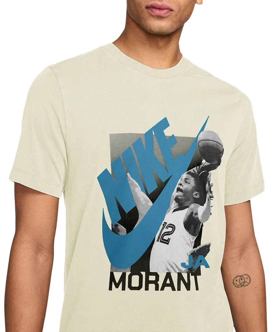 Футболка с принтом Ja Morant Basketball Nike, Sail — фото 2