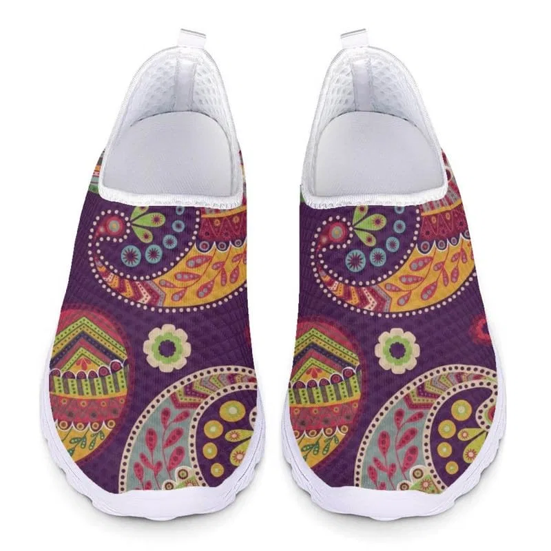 Детские кроссовки для девочек с принтом Guitar Record Womens Galaxy Morpho Butterfly Slip-On Polka Dot, Mandala Fiore Piuma Di Pavone Garronmavis — фото 3