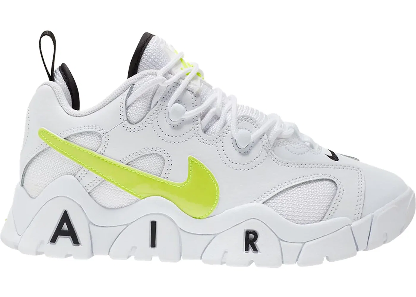Детские кроссовки Lifestyle Nike Air Barrage Low, White/Black-Volt