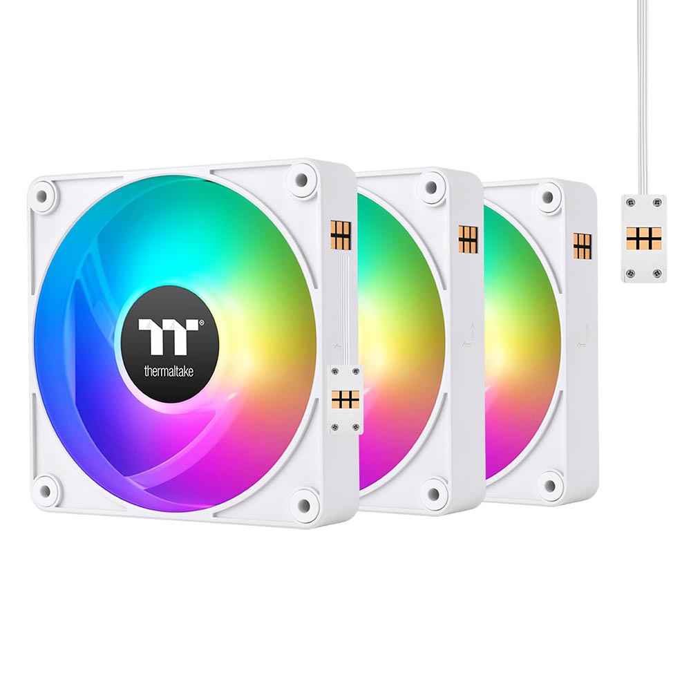 

Вентилятор Thermaltake CT140 EX Reverse ARGB, 3 шт, белый