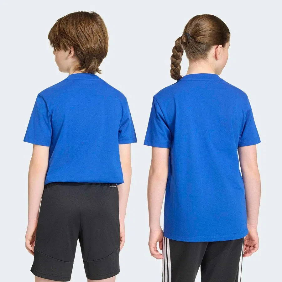 Детская футболка с коротким рукавом adidas Essentials, Синий — фото 2