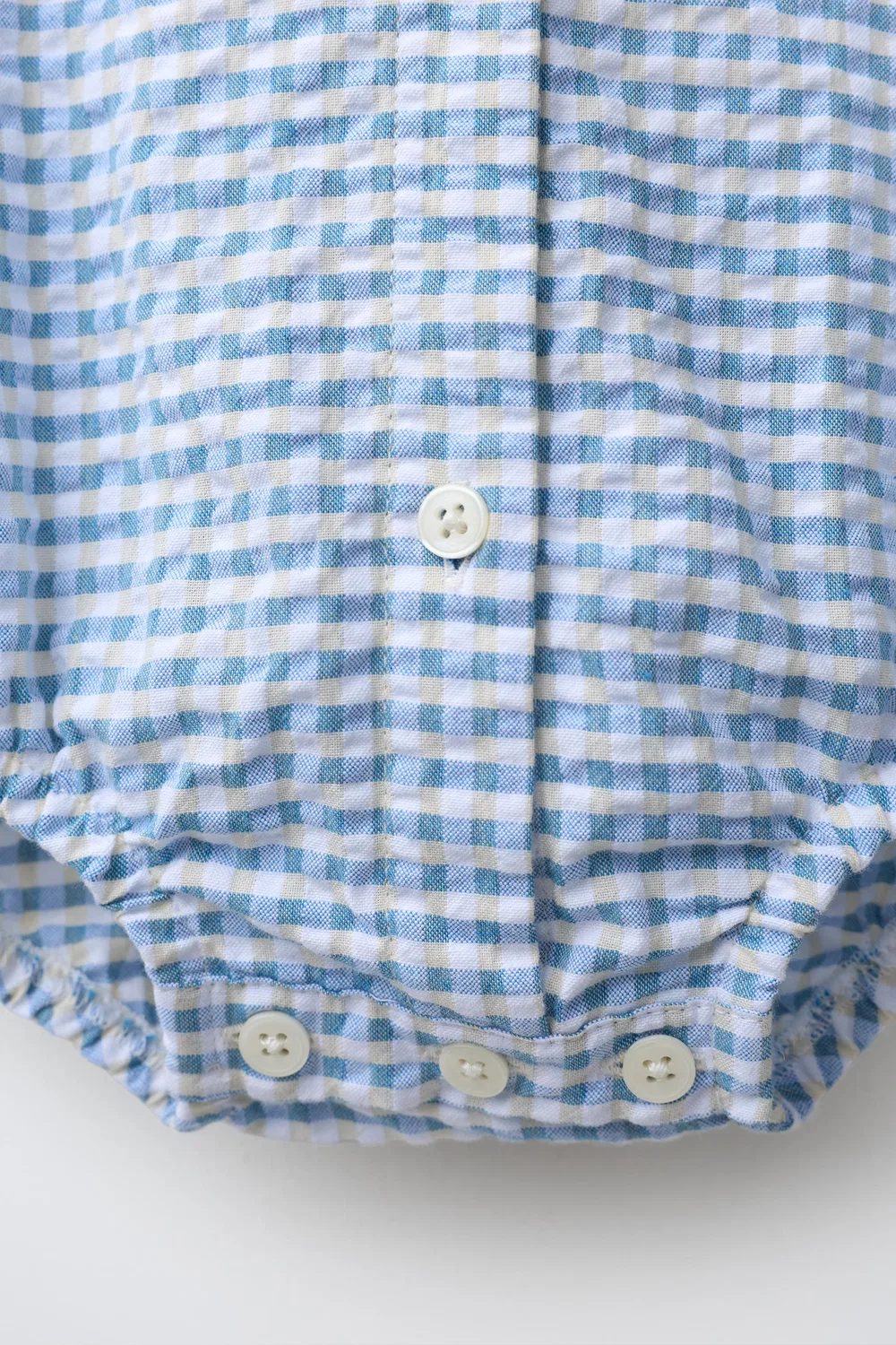 Боди с принтом в клетку ZARA, Blue — фото 4