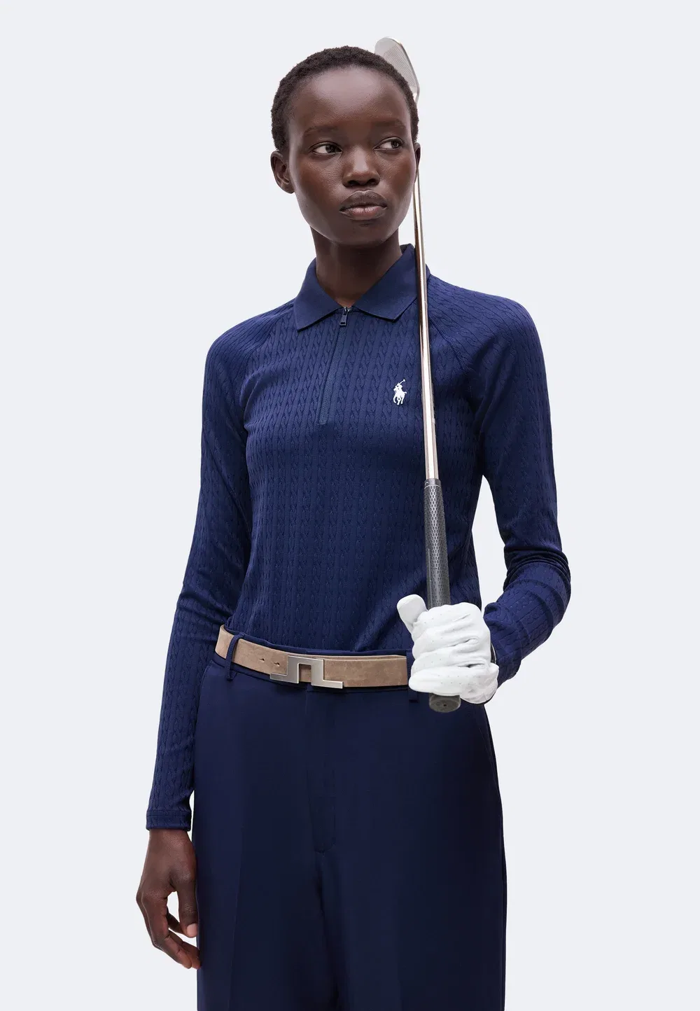 Джемпер с половинной молнией Polo Ralph Lauren, Refined Navy — фото 4