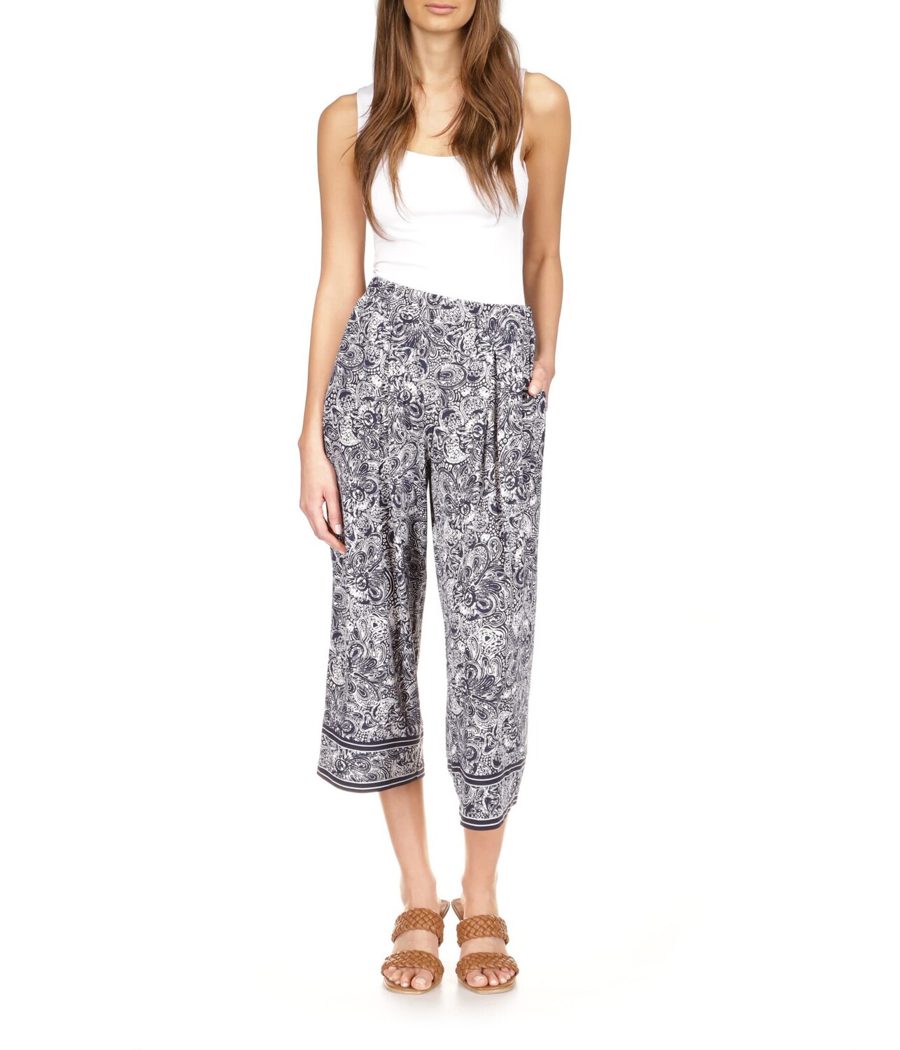 

Брюки MICHAEL Michael Kors, Paisley Border Pants, Серый, Брюки MICHAEL Michael Kors, Paisley Border Pants